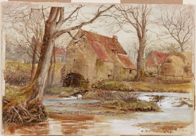 Morwick Mill, on the Coquet by Charles James Spence